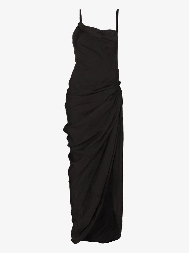 La Robe Saudade Ruched Maxi Dress