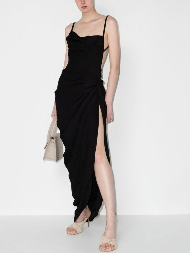 La Robe Saudade Ruched Maxi Dress