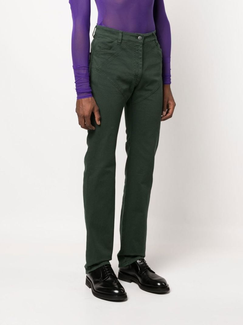 Green Telford Straight Leg Jeans
