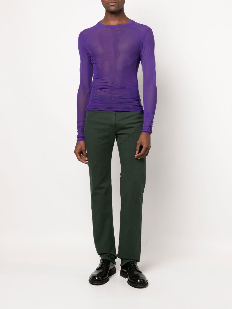 Green Telford Straight Leg Jeans
