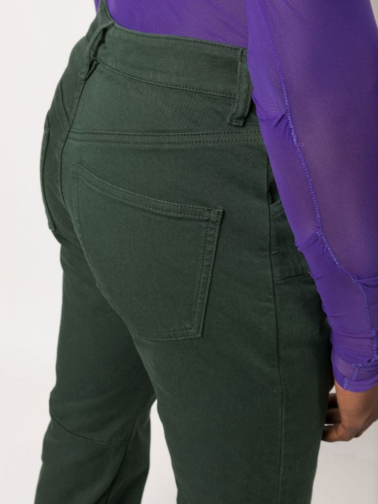 Green Telford Straight Leg Jeans