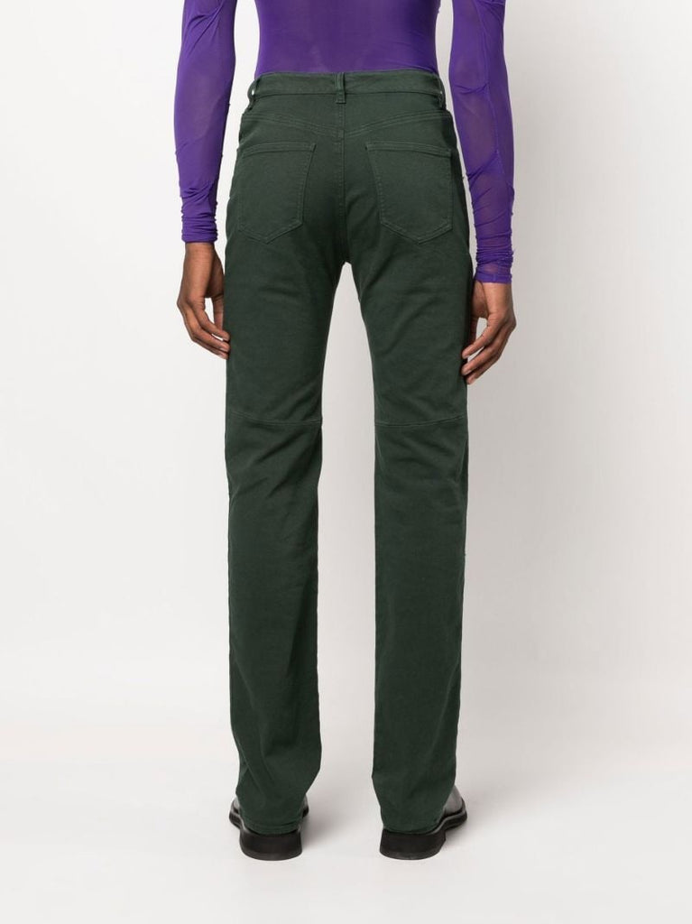 Green Telford Straight Leg Jeans