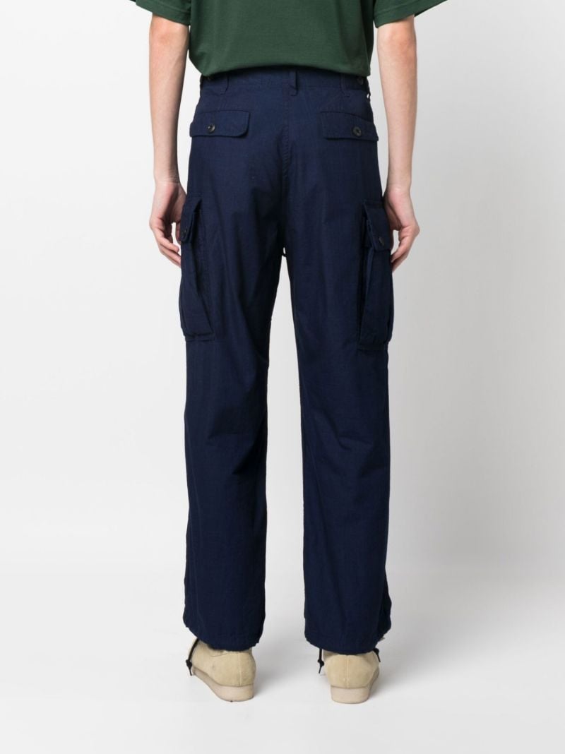 Blue 6 Pocket Loose Trousers