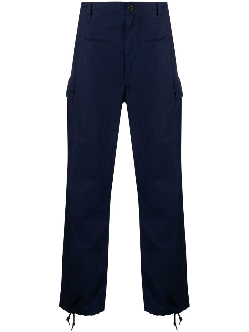 Blue 6 Pocket Loose Trousers