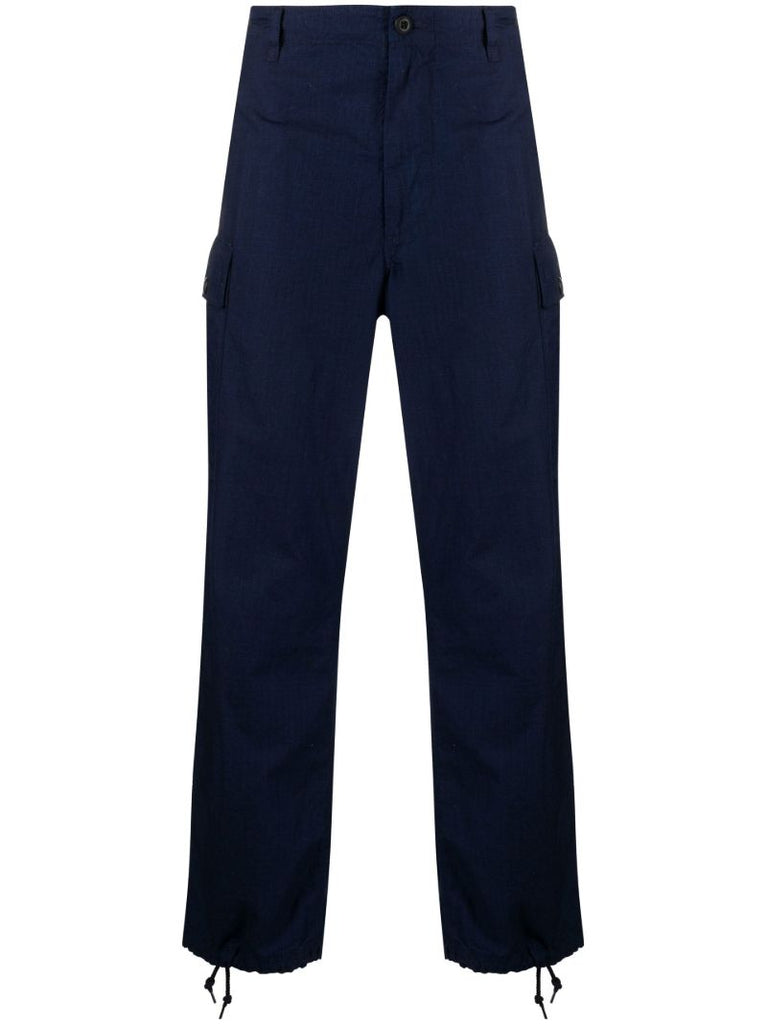 Blue 6 Pocket Loose Trousers