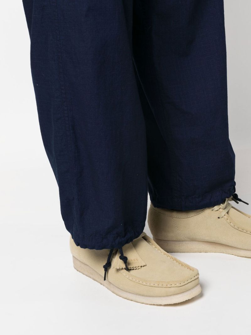 Blue 6 Pocket Loose Trousers