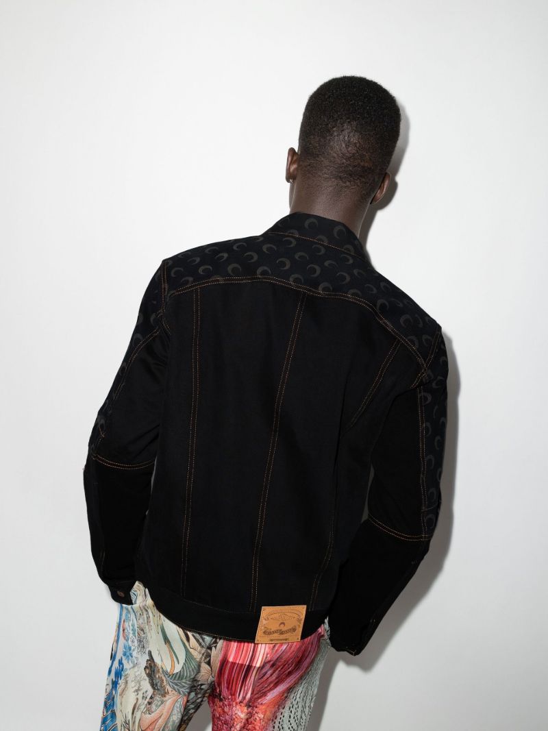 Crescent Moon Denim Jacket