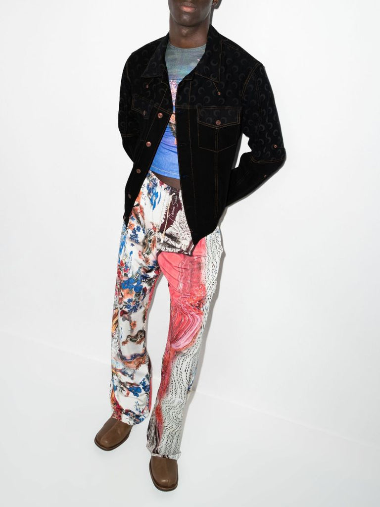 Crescent Moon Denim Jacket