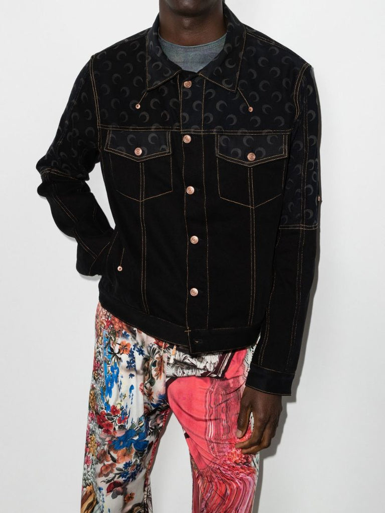 Crescent Moon Denim Jacket