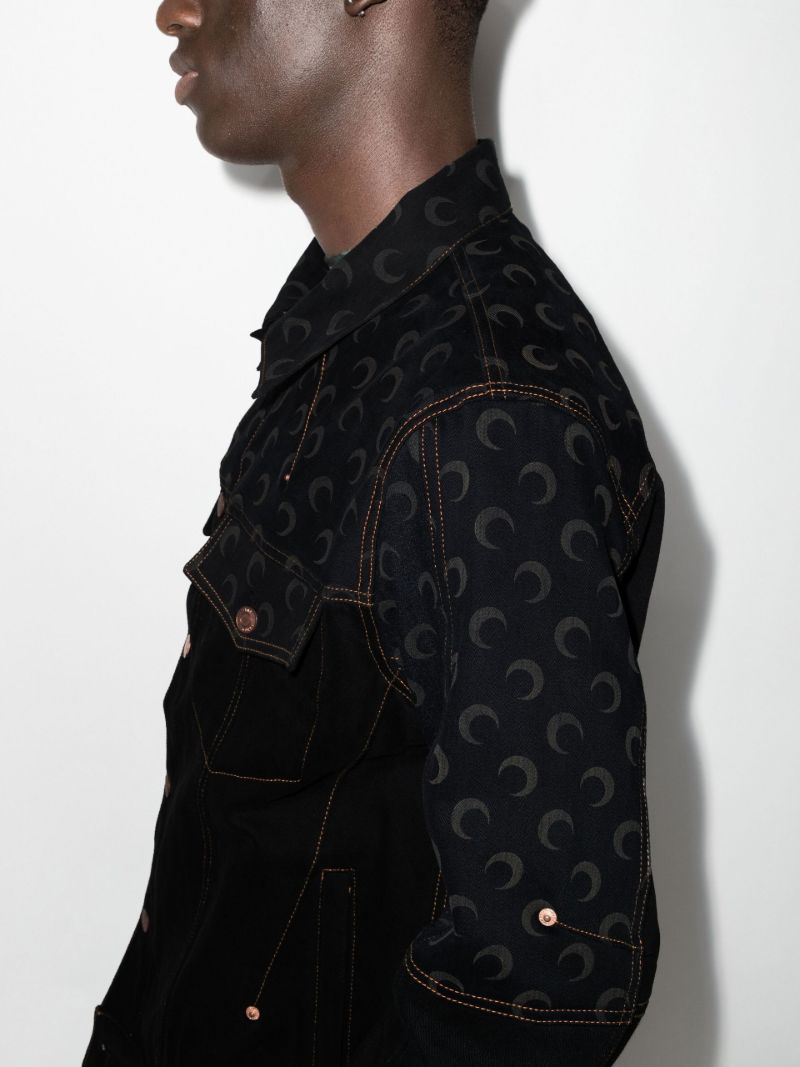 Crescent Moon Denim Jacket