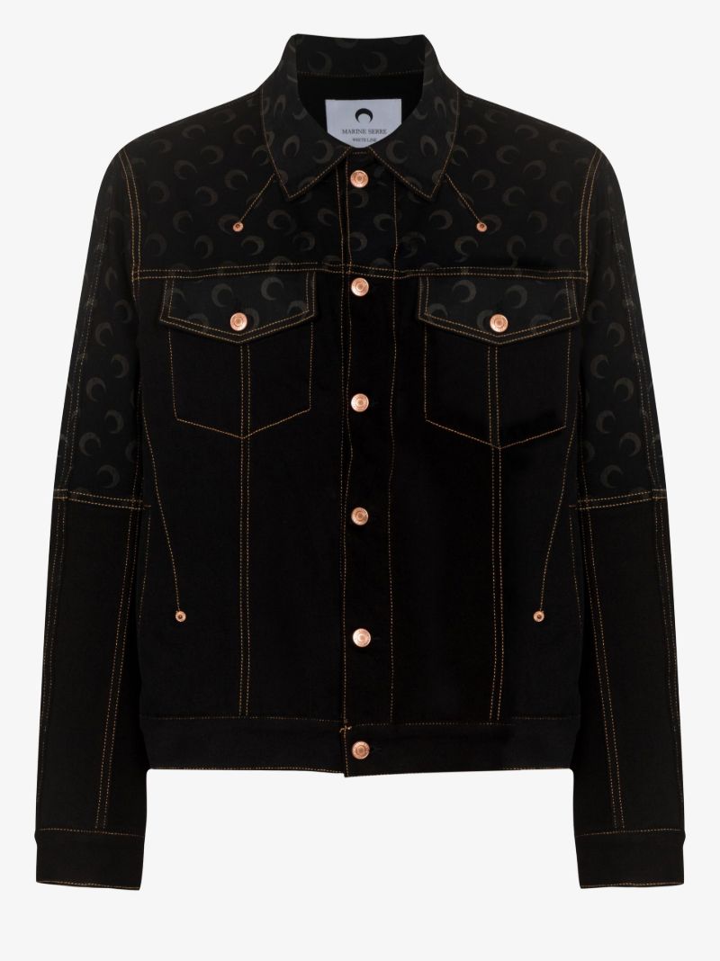 Crescent Moon Denim Jacket