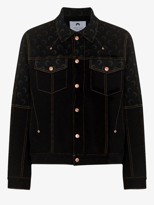 Crescent Moon Denim Jacket