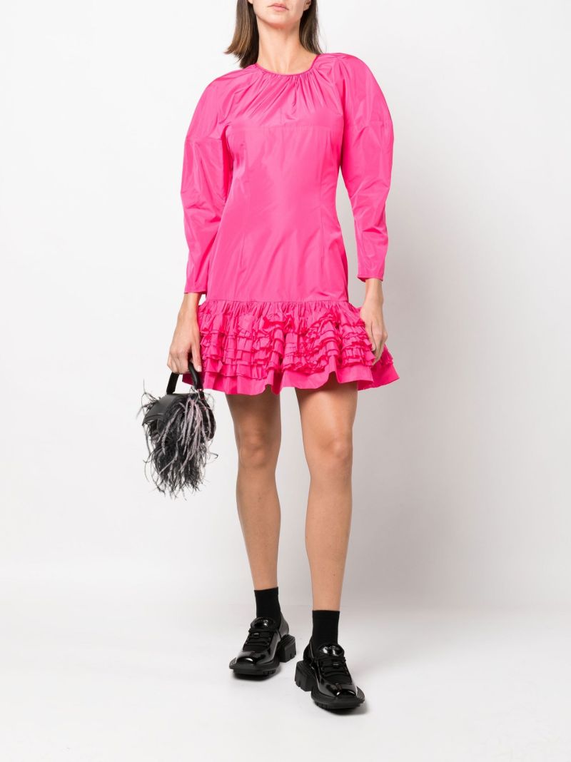 Pink Caerys Ruffled Mini Dress