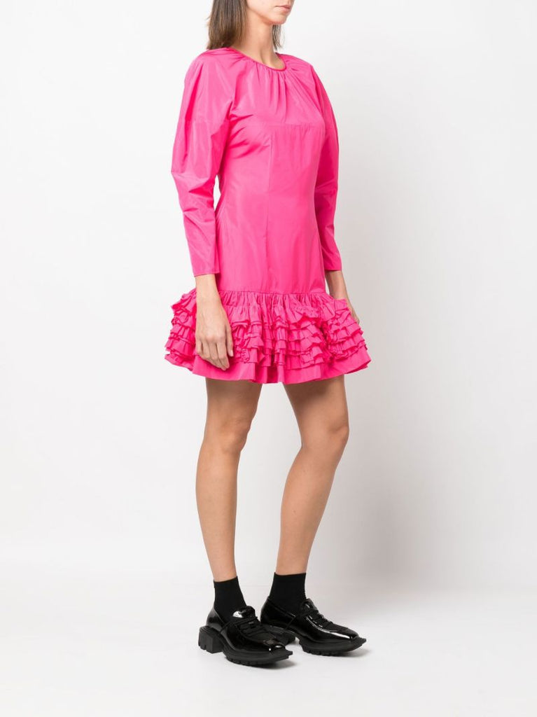 Pink Caerys Ruffled Mini Dress