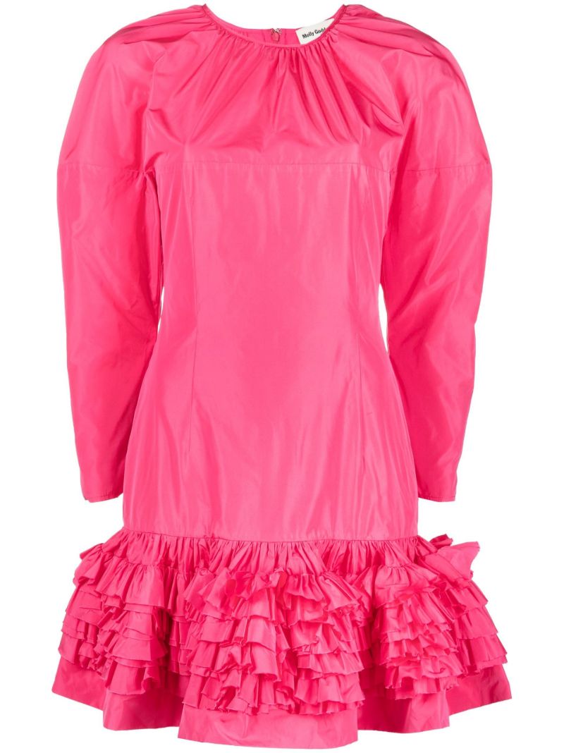 Pink Caerys Ruffled Mini Dress