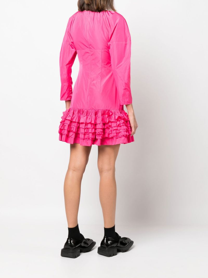 Pink Caerys Ruffled Mini Dress