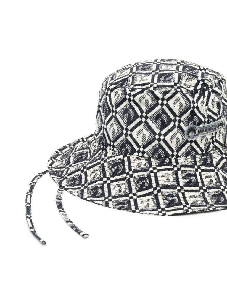 Black Moon Logo Jacquard Bucket Hat