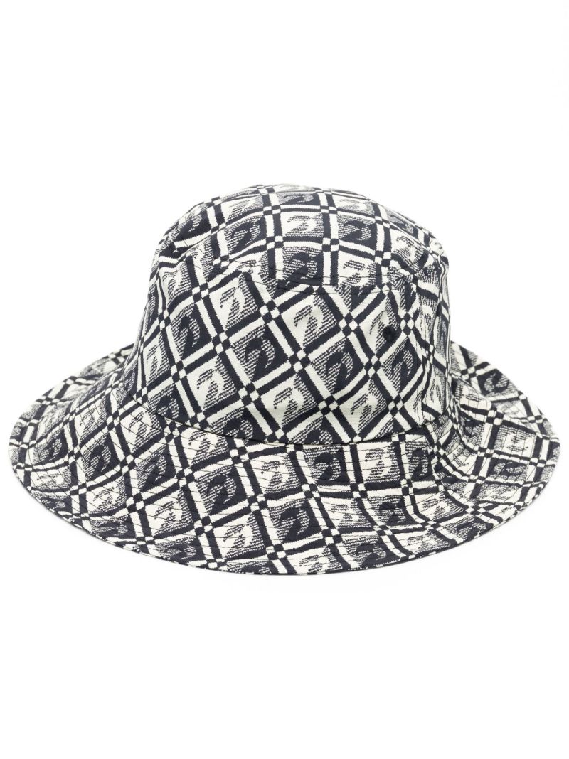 Black Moon Logo Jacquard Bucket Hat