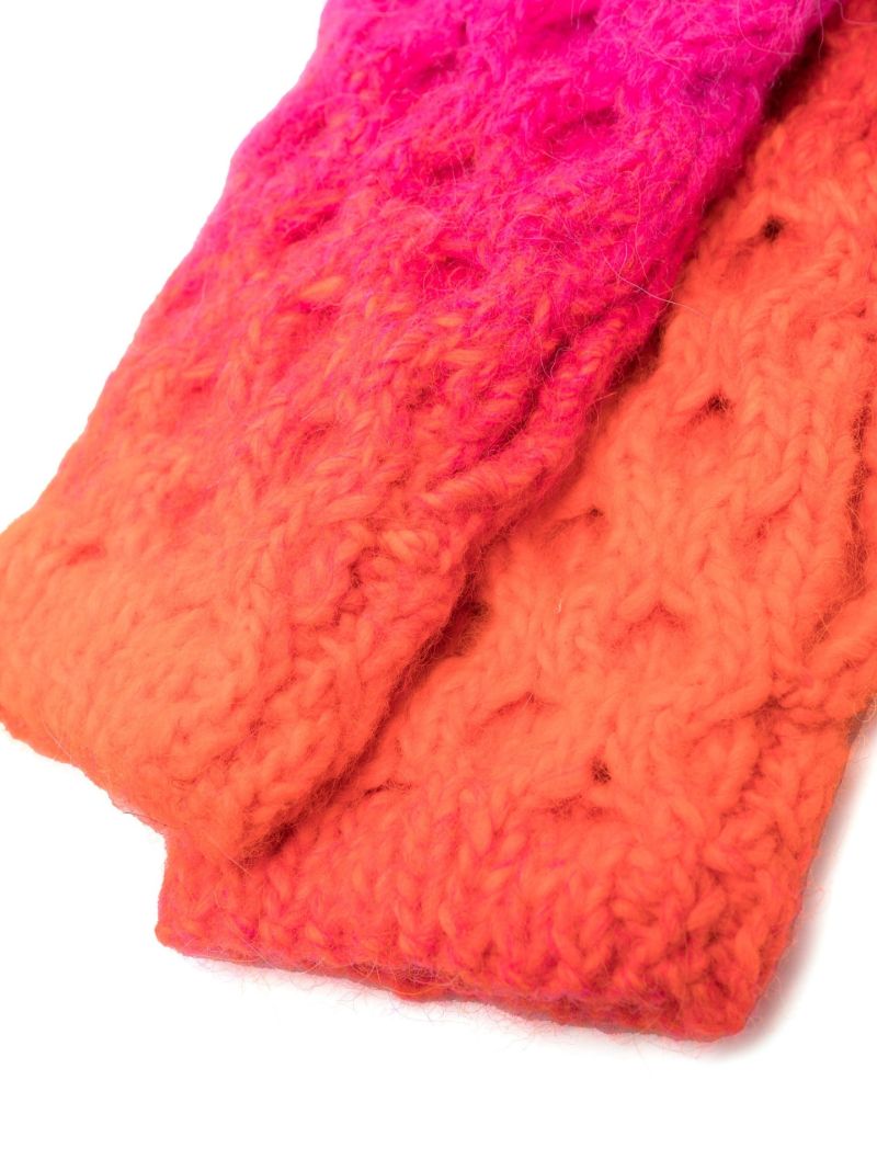Pink and Orange Hayley OmbrÃ_x0083_Â© Fingerless Gloves