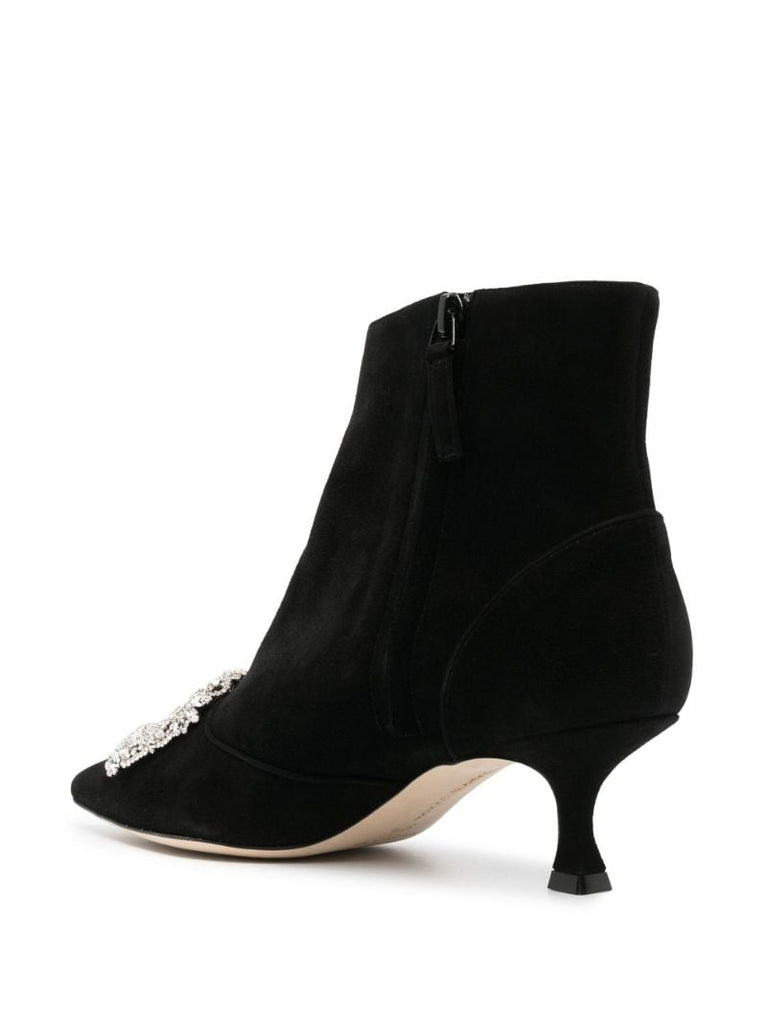 Black Baylow 50 Suede Ankle Boots
