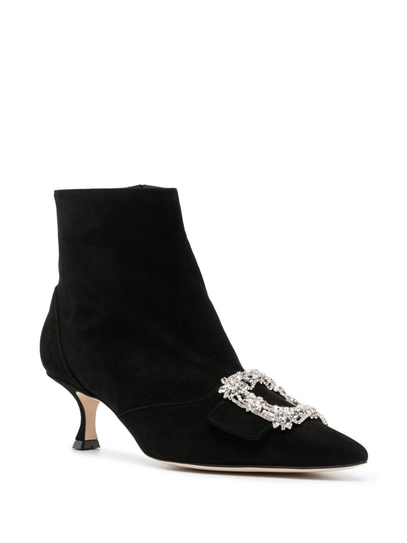 Black Baylow 50 Suede Ankle Boots