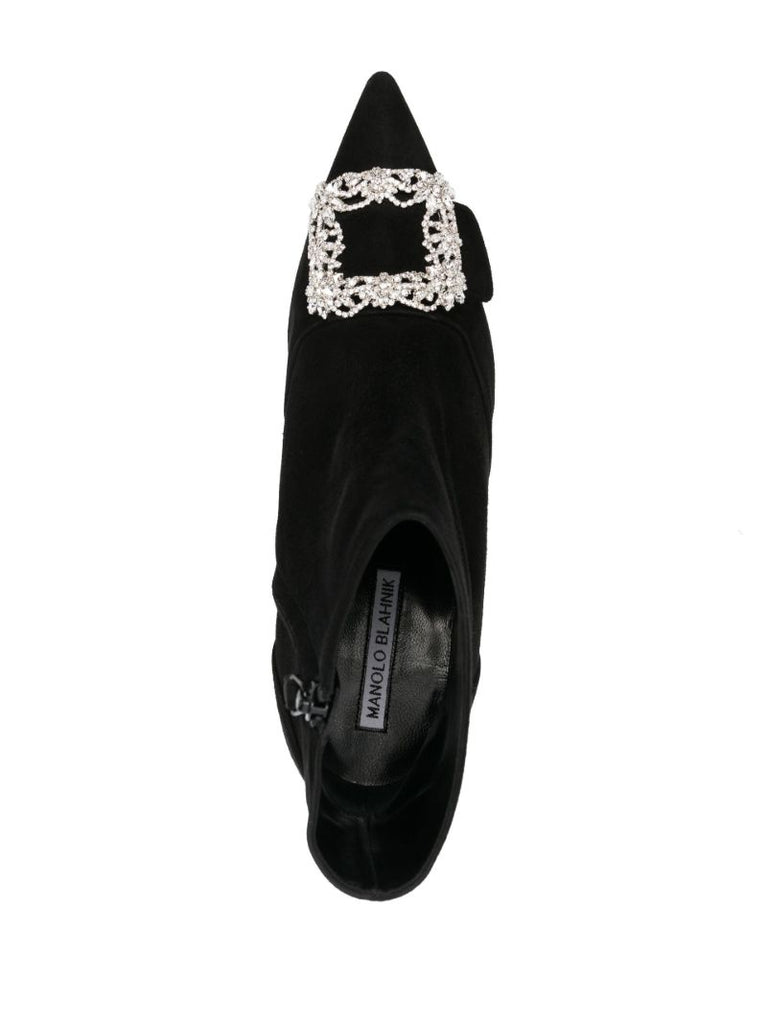 Black Baylow 50 Suede Ankle Boots