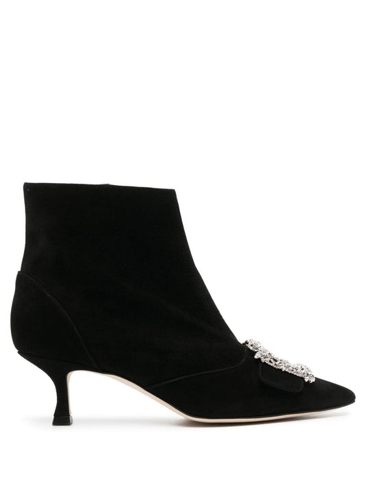 Black Baylow 50 Suede Ankle Boots