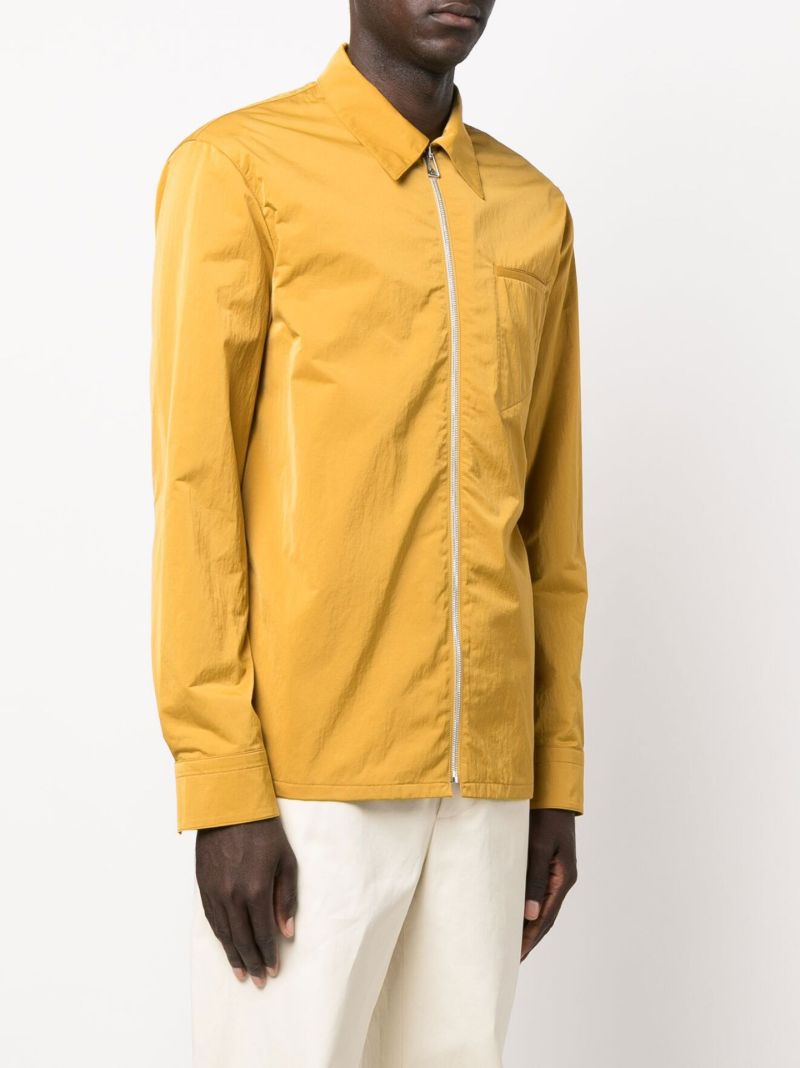 Yellow Tech Shirt Jacket