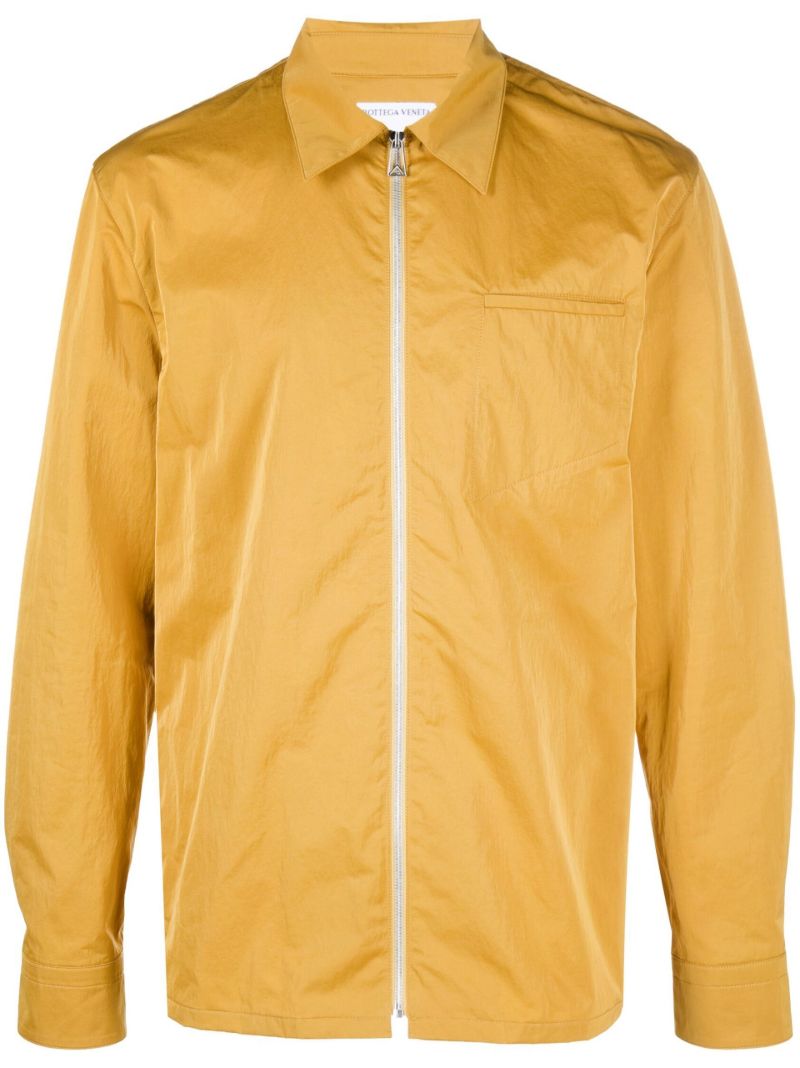 Yellow Tech Shirt Jacket