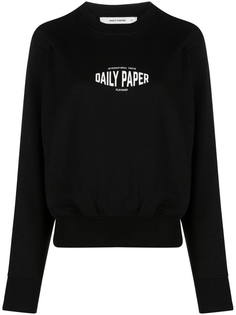 Black Evvie Youth Cotton Sweatshirt