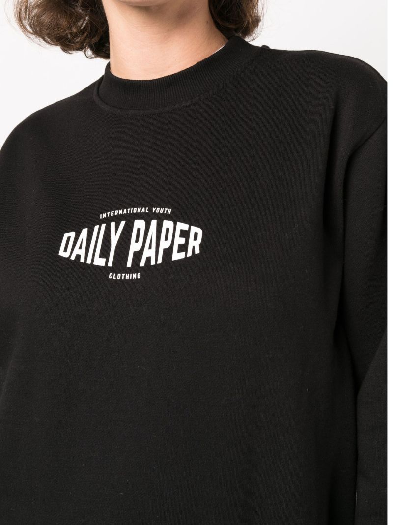Black Evvie Youth Cotton Sweatshirt