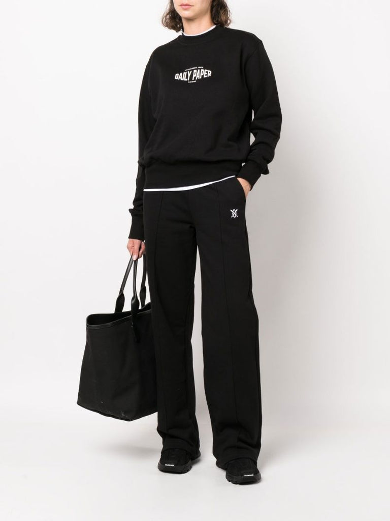 Black Evvie Youth Cotton Sweatshirt