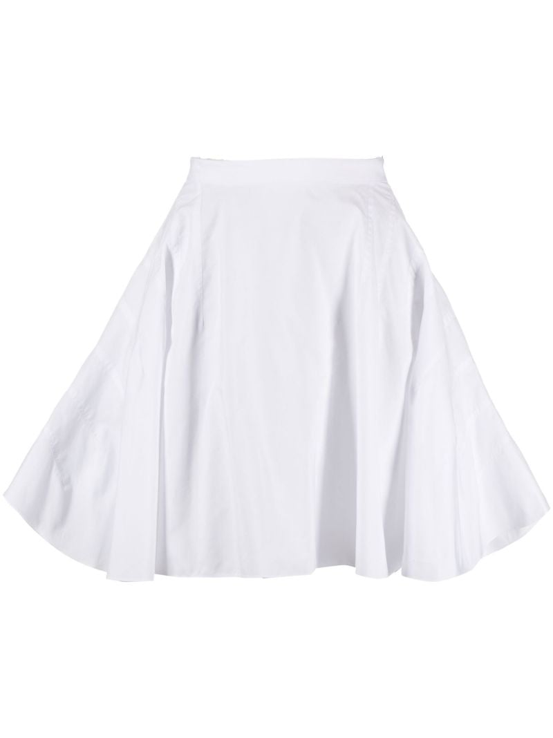 White Ruffle Mini Skirt
