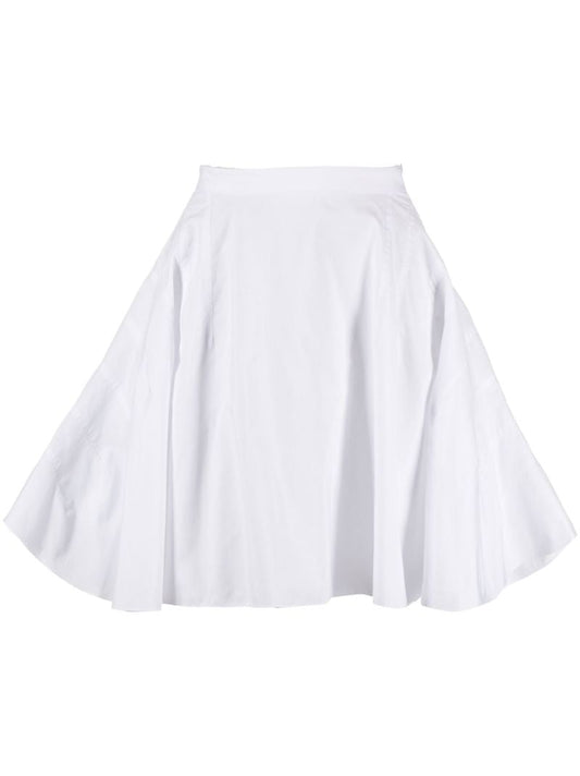 White Ruffle Mini Skirt