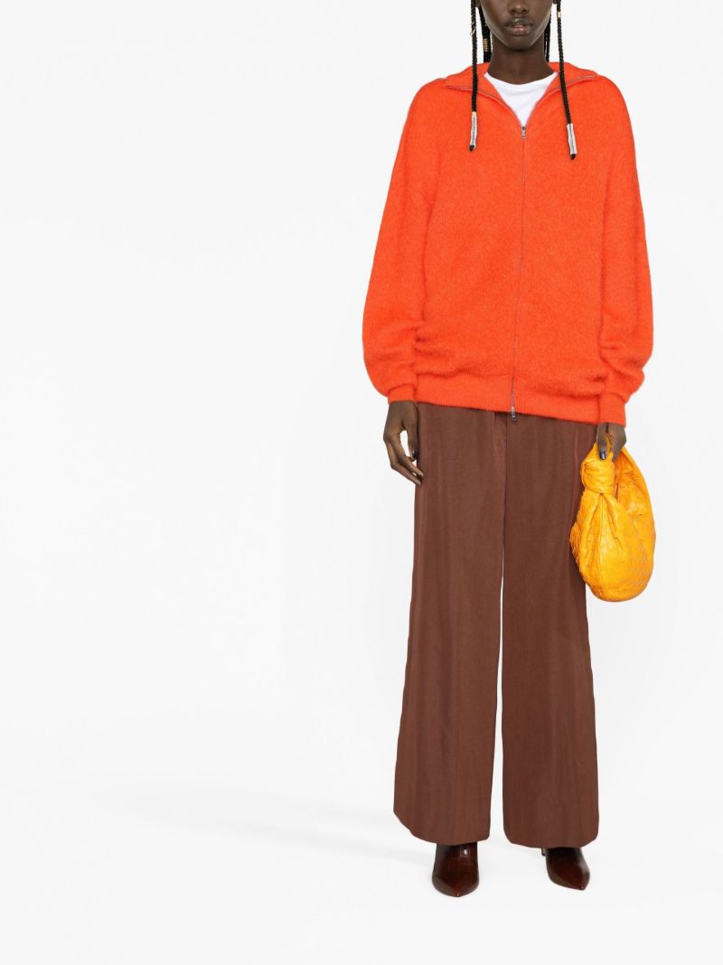 Orange Amal Knitted Cardigan