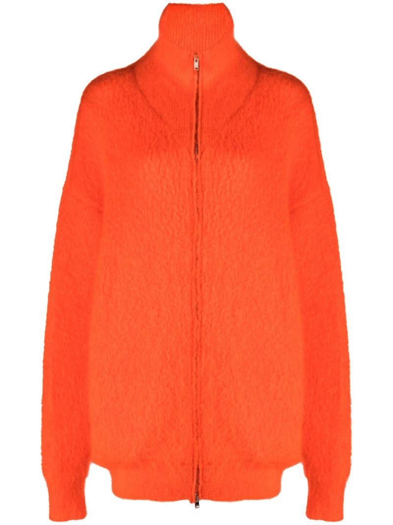 Orange Amal Knitted Cardigan