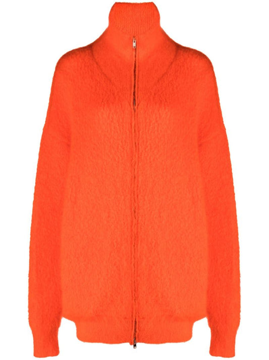 Orange Amal Knitted Cardigan