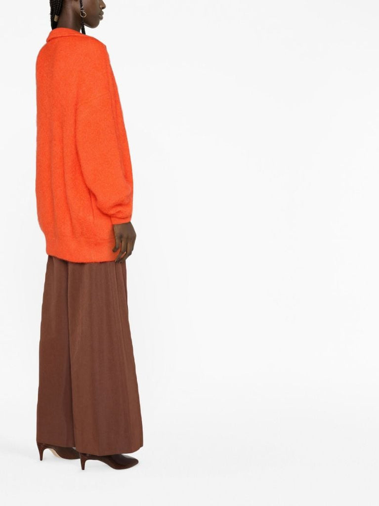 Orange Amal Knitted Cardigan