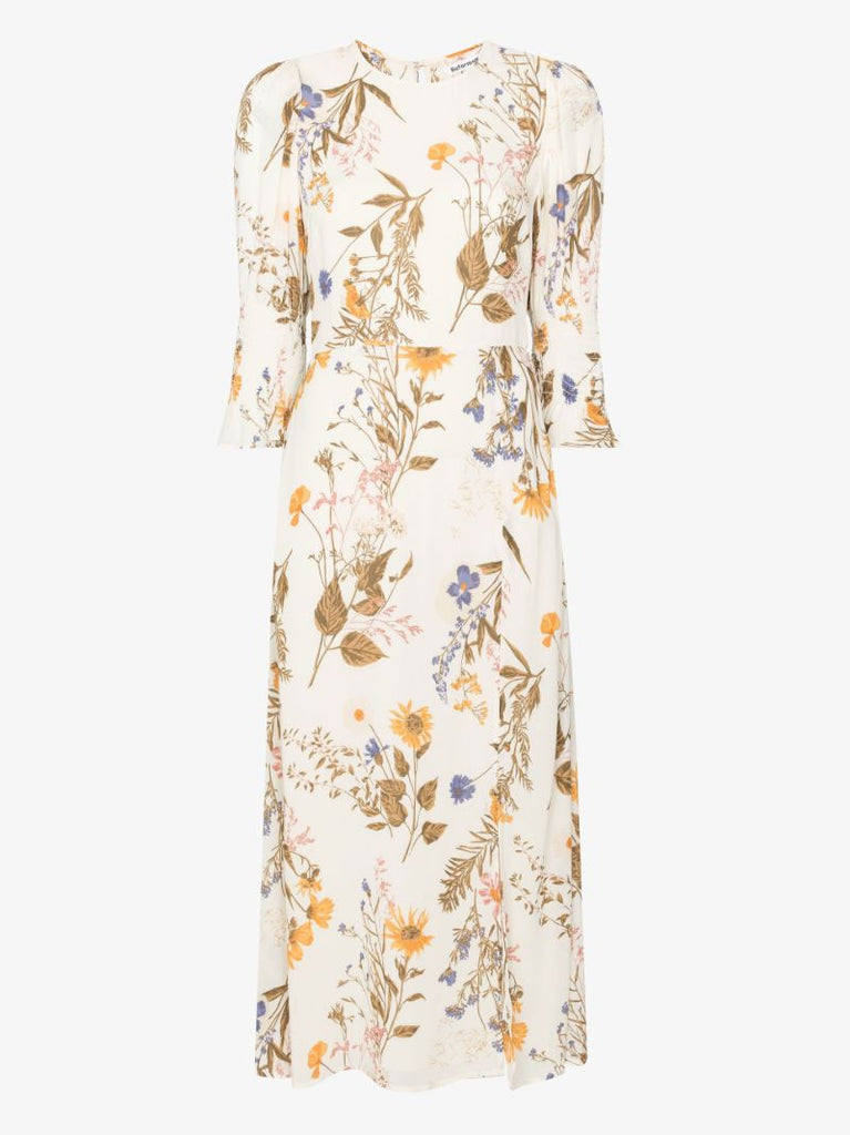 Carolena Floral Print Midi Dress