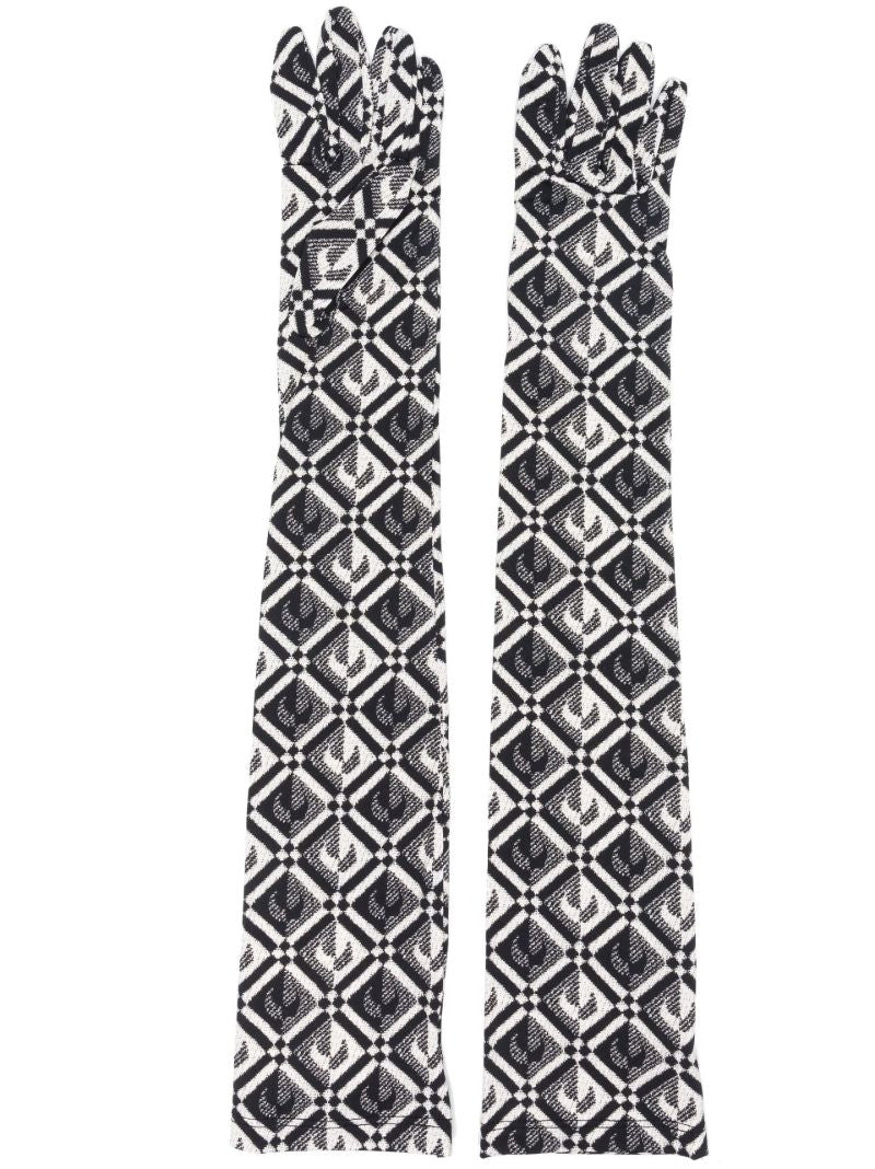Black Moon Diamant Long Gloves