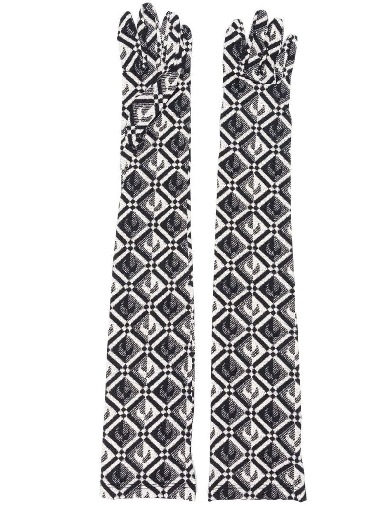 Black Moon Diamant Long Gloves