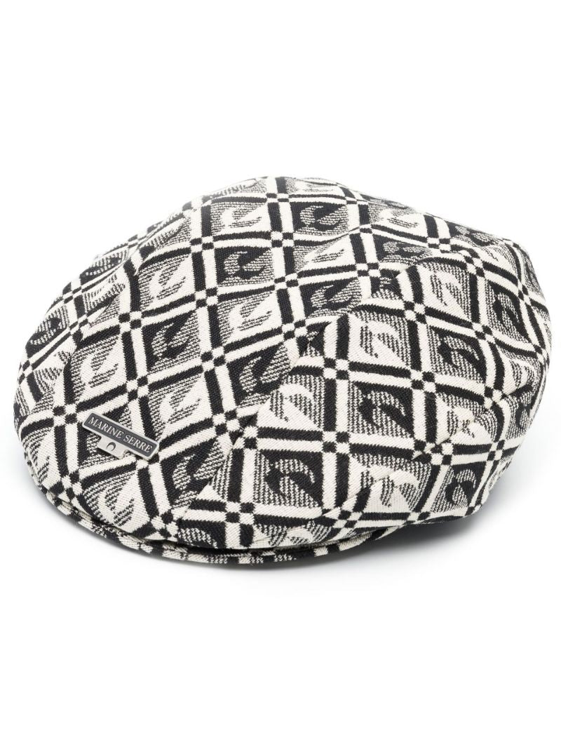 Black Moon Jacquard Beret