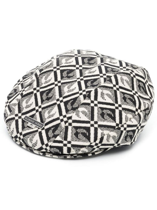 Black Moon Jacquard Beret