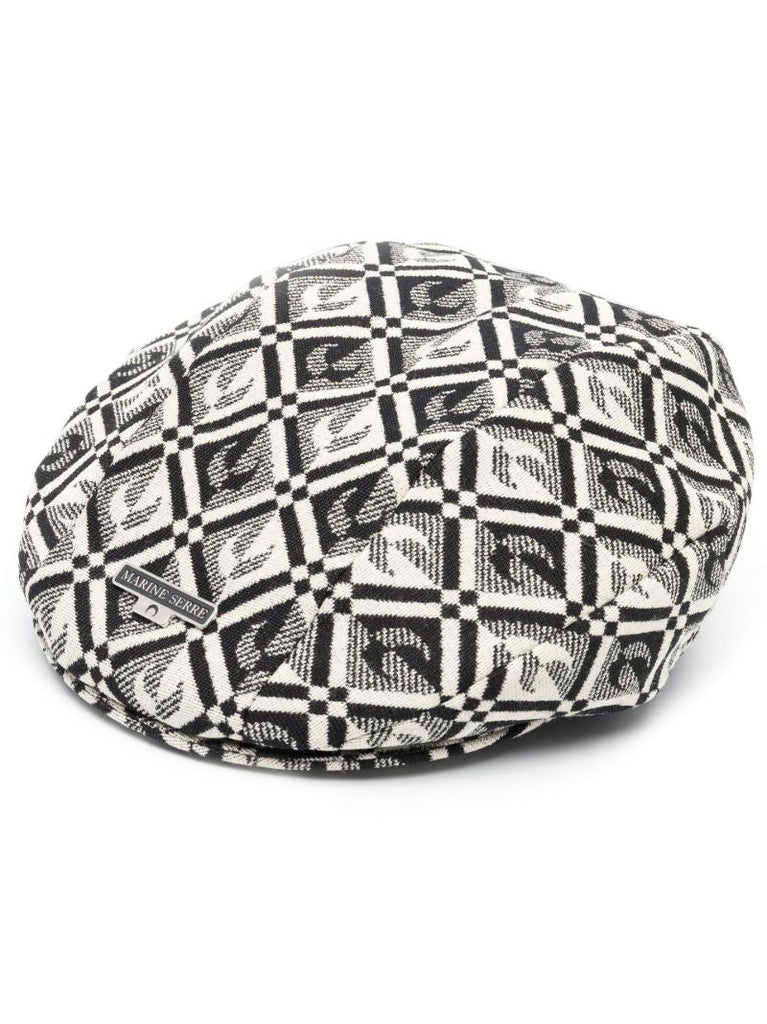 Black Moon Jacquard Beret