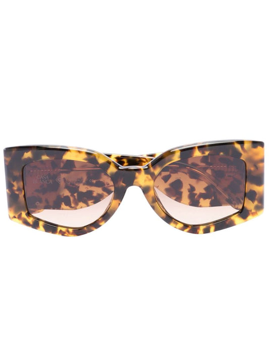 Yellow the Magazine Tortoiseshell Sunglasses