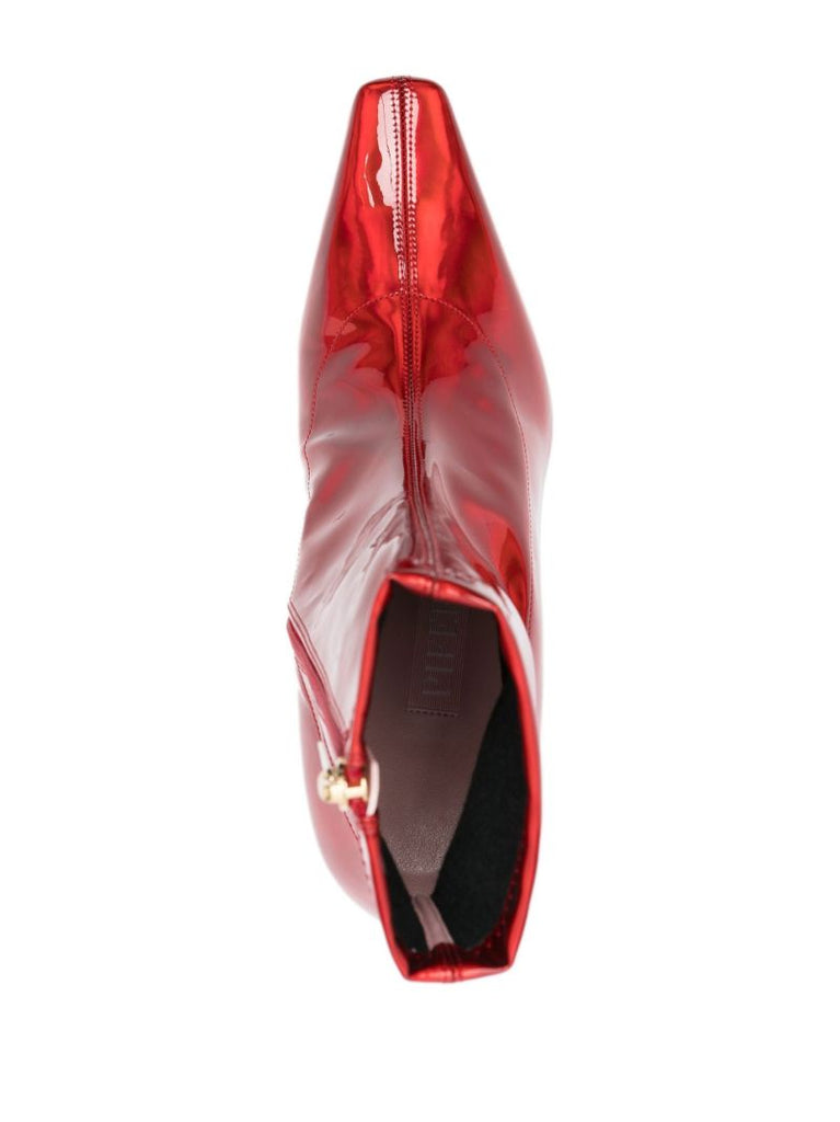 Red Merlin 110 Vegan Leather Ankle Boots