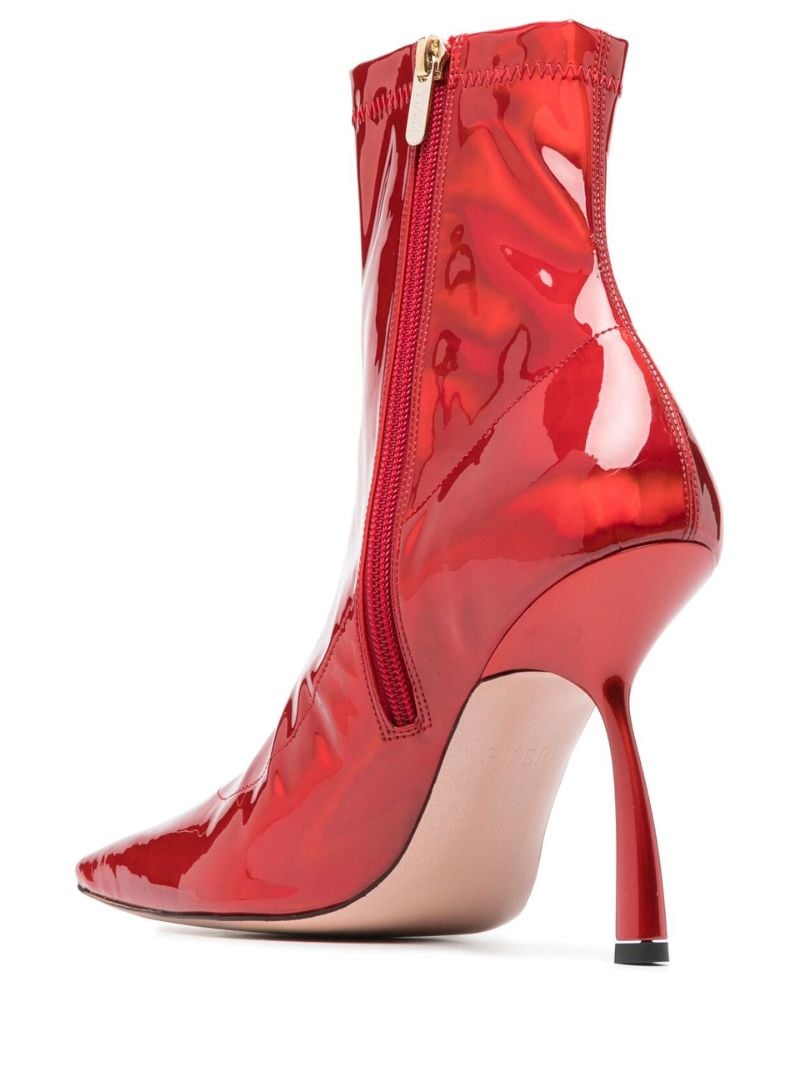 Red Merlin 110 Vegan Leather Ankle Boots