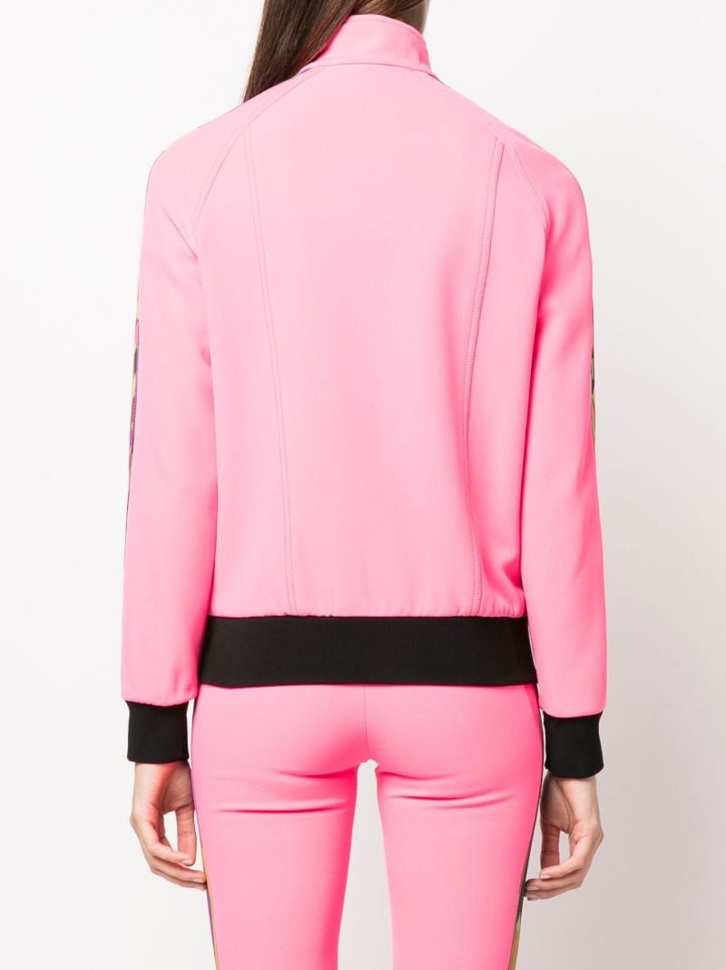 Pink Rombi-print Track Jacket