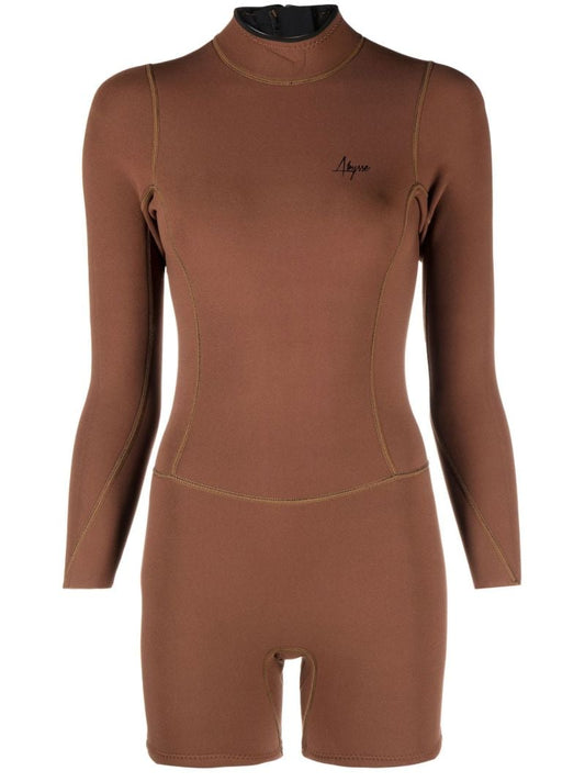 Brown Dottie Neoprene Wetsuit
