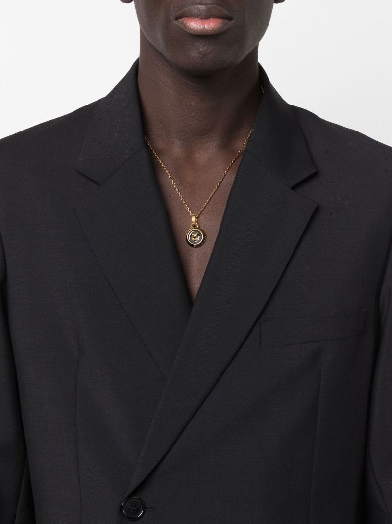 Gold-tone Medusa Necklace